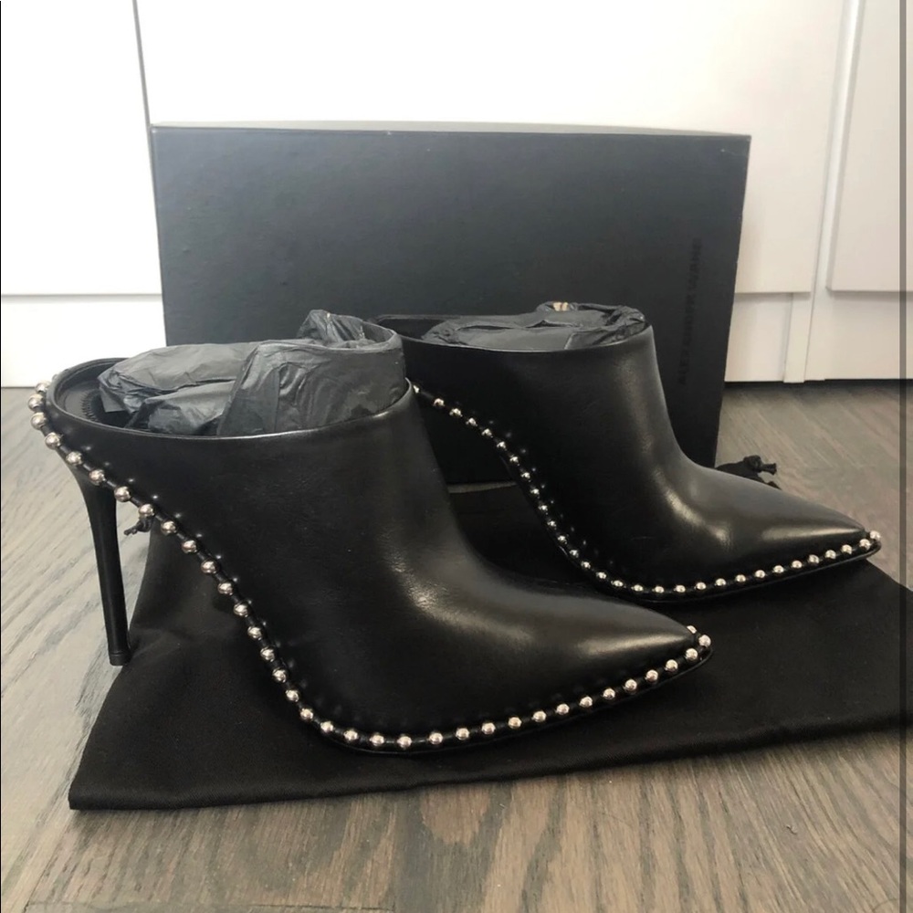 New Alexander Wang Shoes Eri Mule Black 37.5